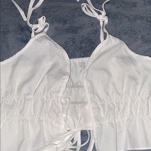 Tie up crop top
